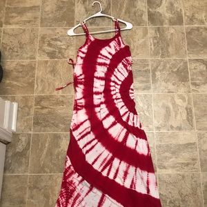 Justice tie Die Maxi dress